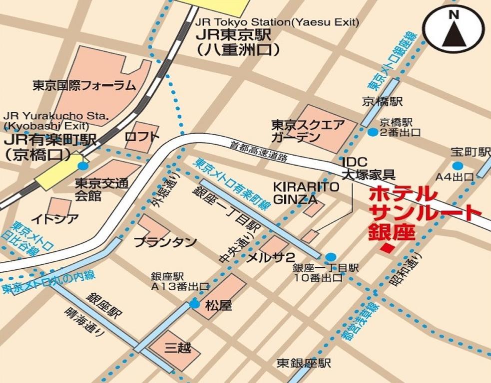 银座灿路都大饭店 東京都 外观 照片